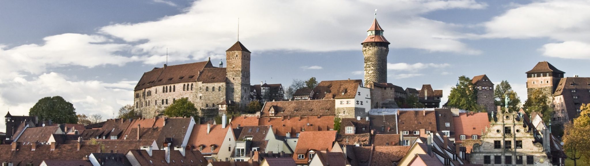 Panorama Nürnberg: Blick auf die Kaiserburg