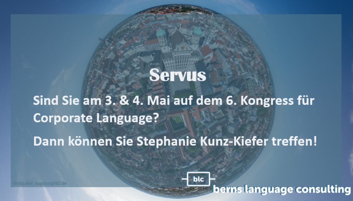 Augsburg Corporate Language Kongress