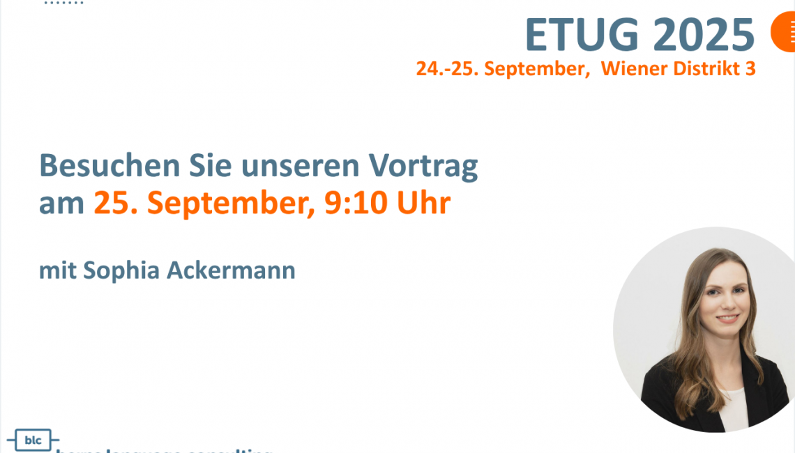 ETUG European Trados User Group Übersetzung