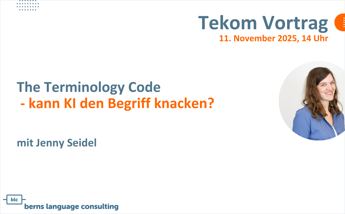 The Terminology Code – Kann KI den Begriff knacken? Terminologie