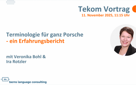 Terminologie für ganz Porsche - ein Erfahrungsbericht