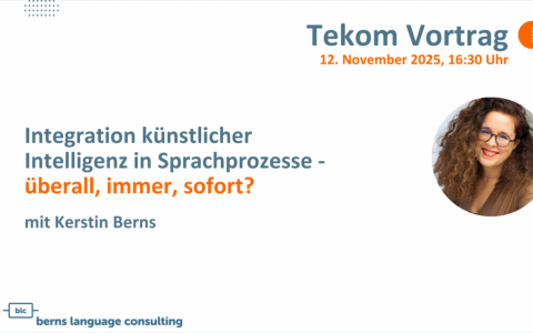 Integration Künstlicher Intelligenz in Sprachprozesse – überall, immer, sofort?