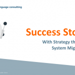 Strategy data configuration Translation Management TMS migration