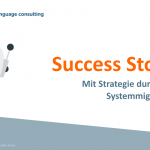 Strategie Translation Management TMS Migration Konfiguration Daten