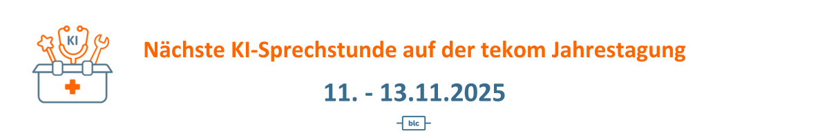 KI-Sprechstunde tekom
