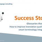 blc success story: Glorssaries that work