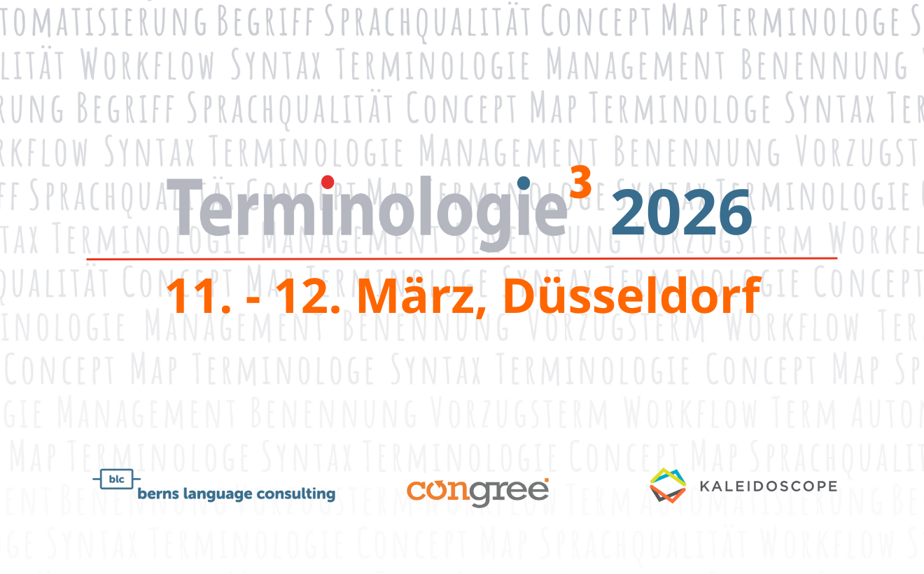 Terminologie³ 2026