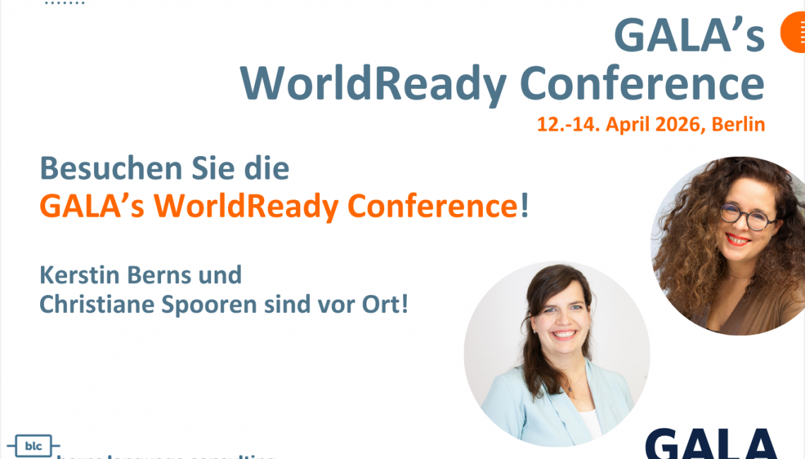 GALA-Konferenz WorldReady Conference Lokalisierung