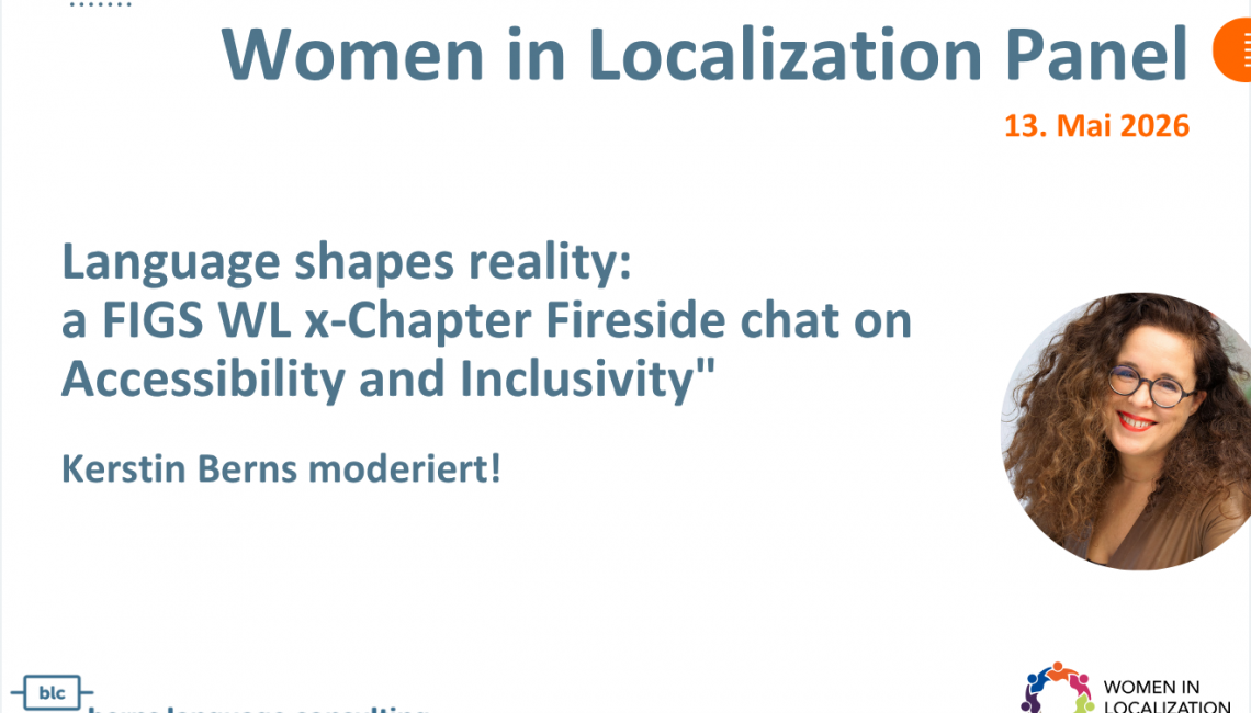 Women in Localization Accessibility Inclusivity