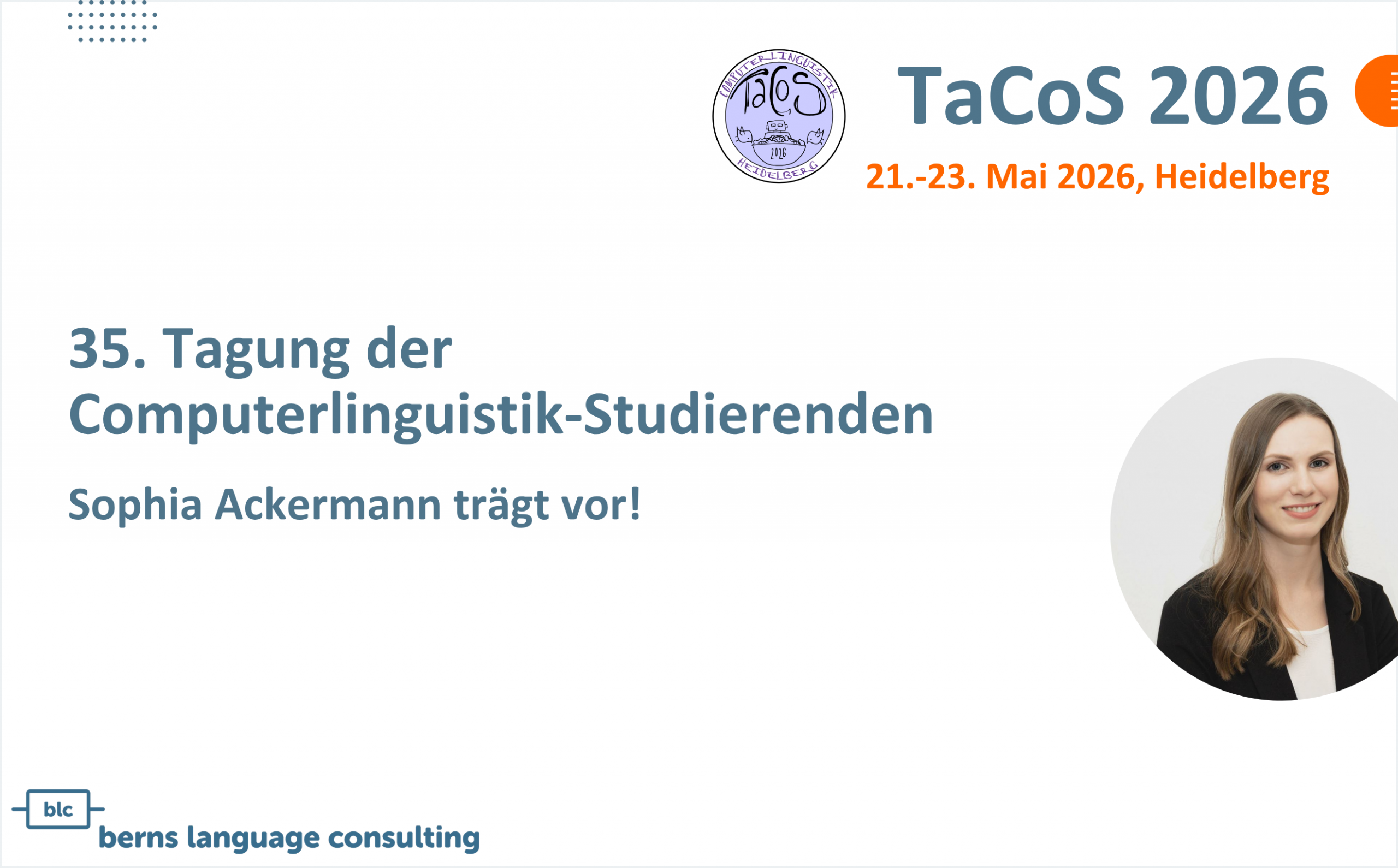 TaCoS Tagung