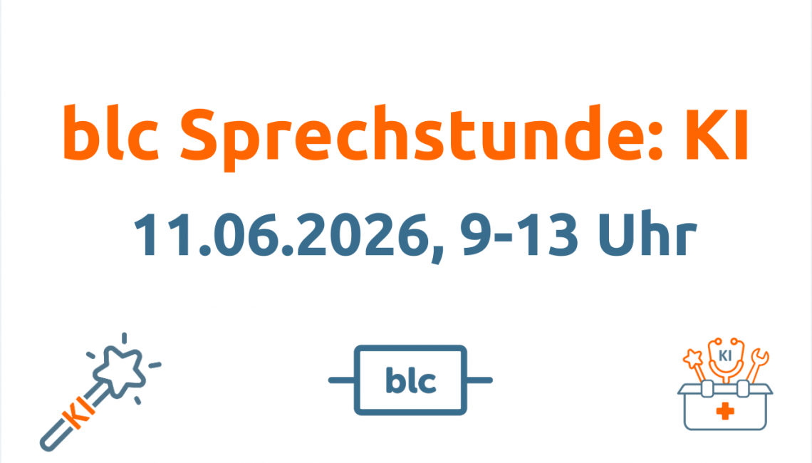 Sprechstunde KI blc