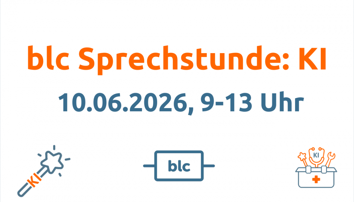 Sprechstunde KI blc