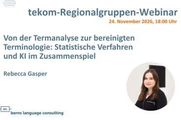 Von der Termanalyse zur bereinigten Terminologie: Statistische Verfahren und KI im Zusammenspiel